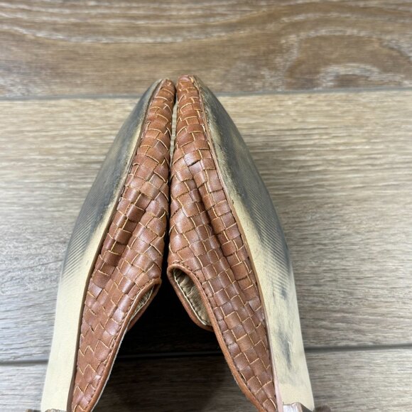 Steve Madden Women's Mattis Woven Flat Mules Brown, Pointed Toe Fall Sz 7M - Picture 9 of 10